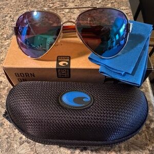 NEW Costa Del Mar South Point 580G Polarized Sunglasses, Green Lens